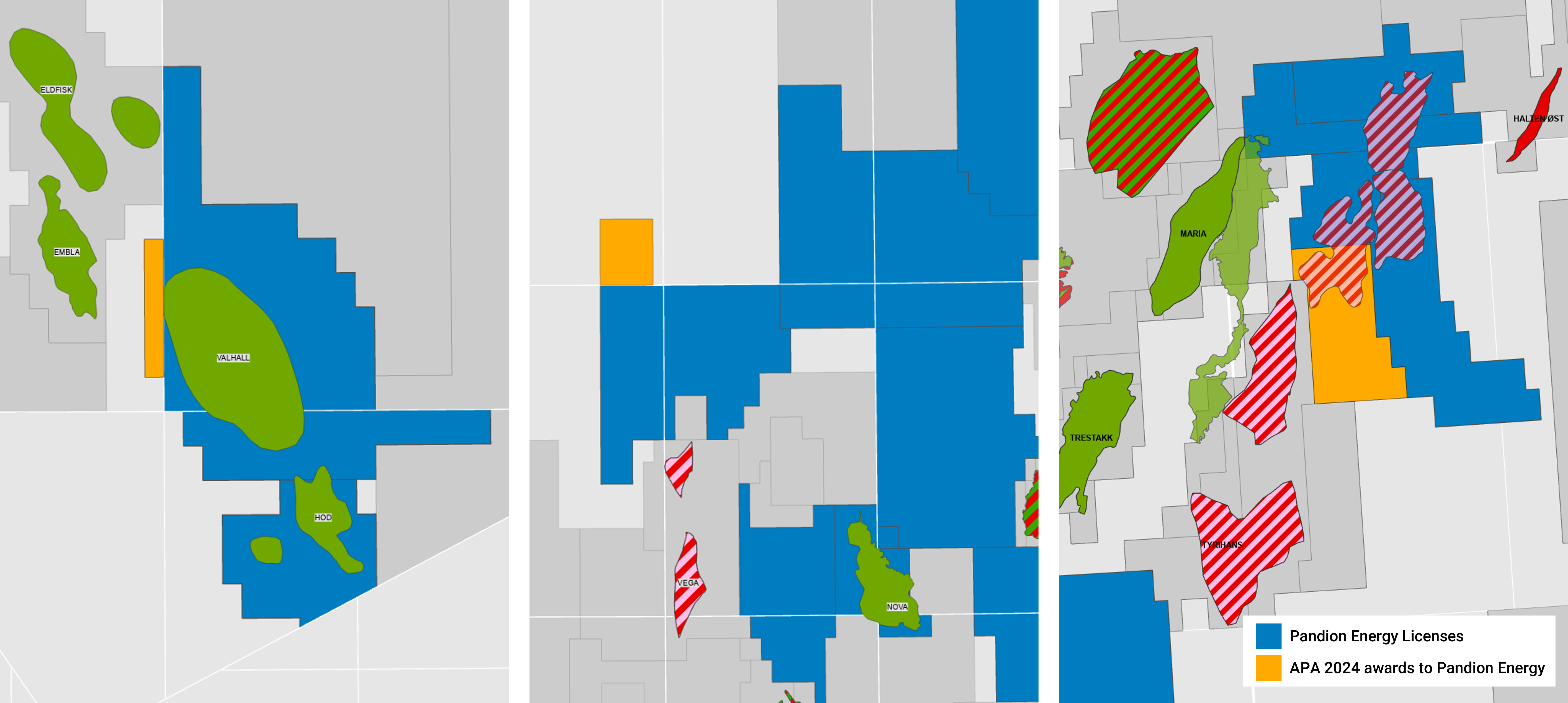 APA 2024 awards to Pandion Energy: PL 006 G, PL 1151 B, PL 263 H.